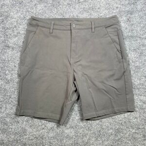 BYLT Premium Basics Men's Gray Tech Performance Shorts Size 36